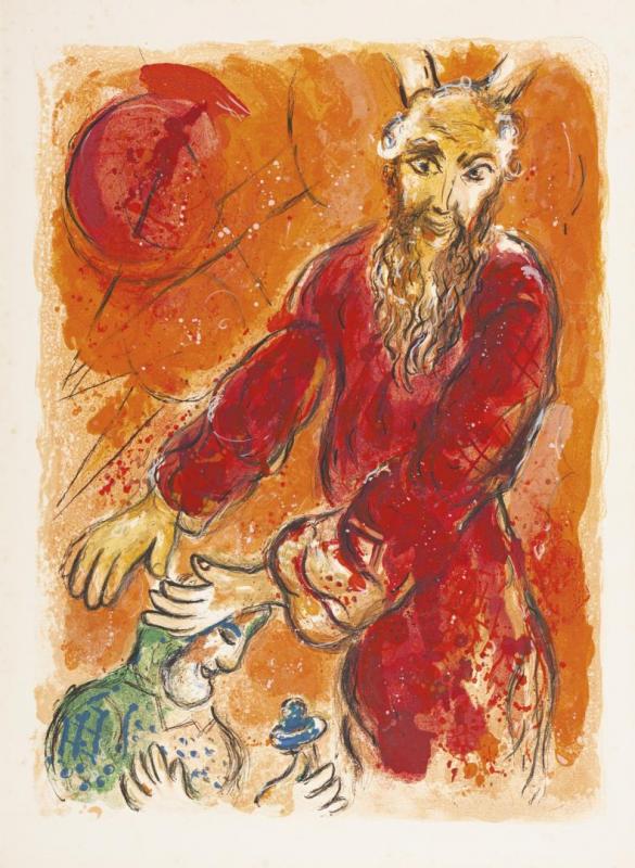 The Story Of Exodus by Marc Chagall