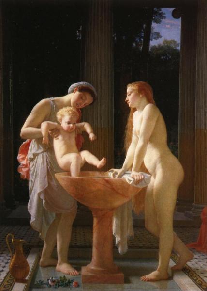 The Bath by Marc Gabriel Charles Gleyre
