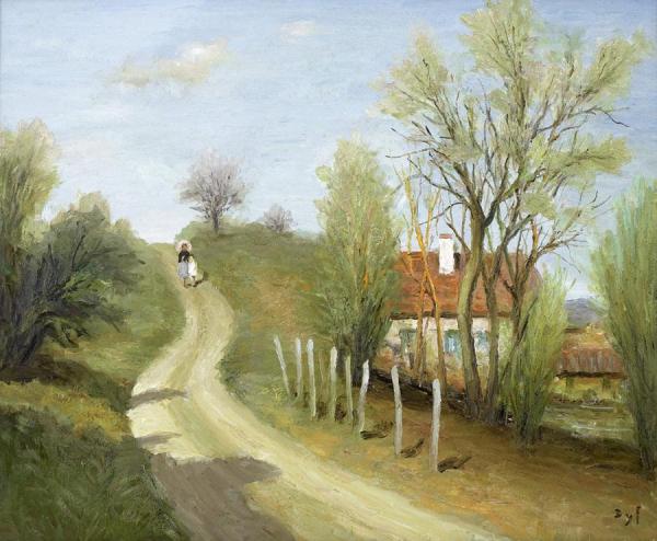 Afternoon Walk by Marcel Dyf