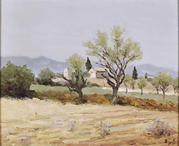 Almond Trees by Marcel Dyf