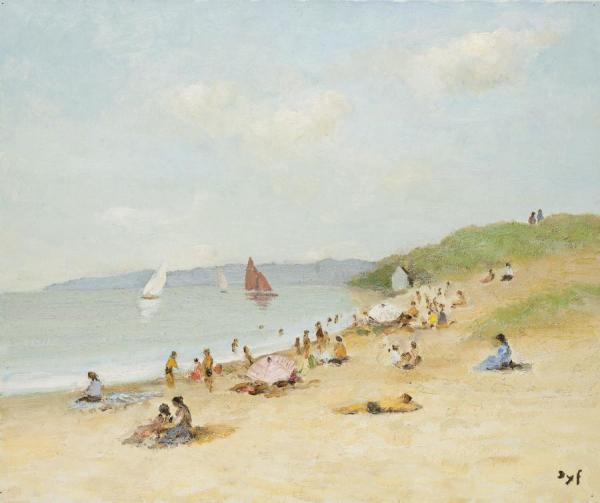 Beach Of Kerjouano by Marcel Dyf