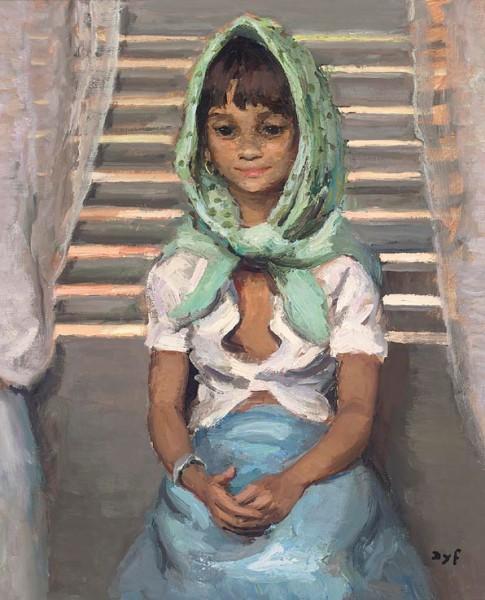 Carole, The Gypsy Girl by Marcel Dyf