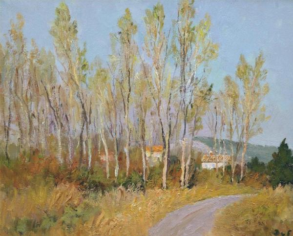 Countryside In Provence by Marcel Dyf