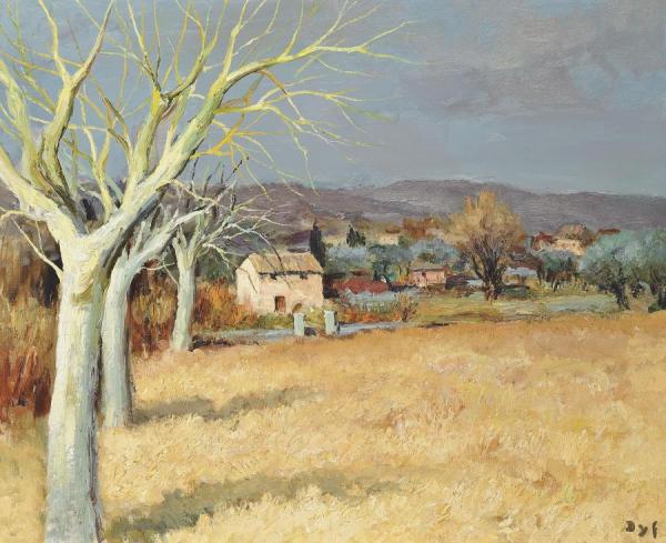 Countryside, Tourette-sur-loup by Marcel Dyf