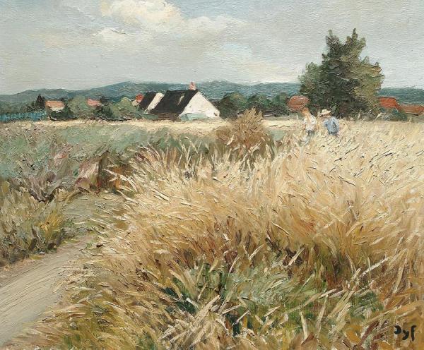Fields Of Wheat by Marcel Dyf