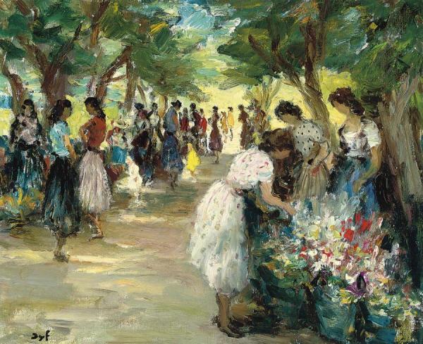 Flower Market by Marcel Dyf