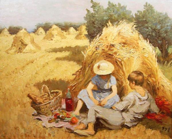Harvest Time by Marcel Dyf