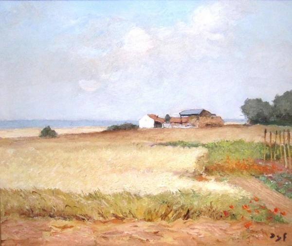 Kitchen Garden In Brittany by Marcel Dyf