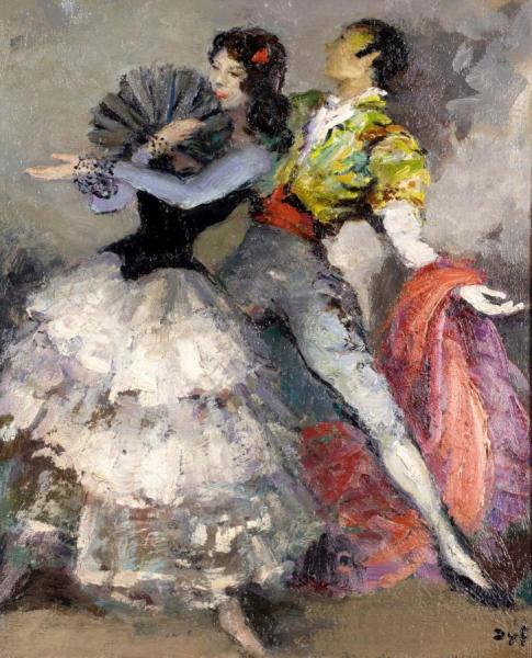 Les Danseurs Espagnoles by Marcel Dyf