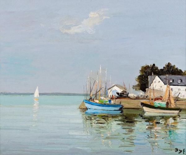 Loctudy, Finistere, Brittany by Marcel Dyf