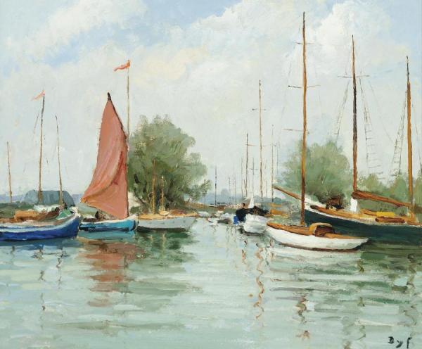 Nautical Base In England by Marcel Dyf