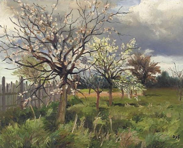 Orchard In Spring by Marcel Dyf