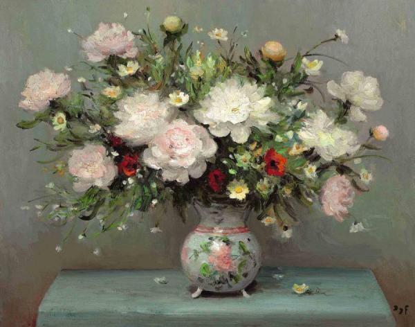 Peonies by Marcel Dyf