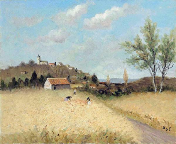Picking Flowers In Provence by Marcel Dyf