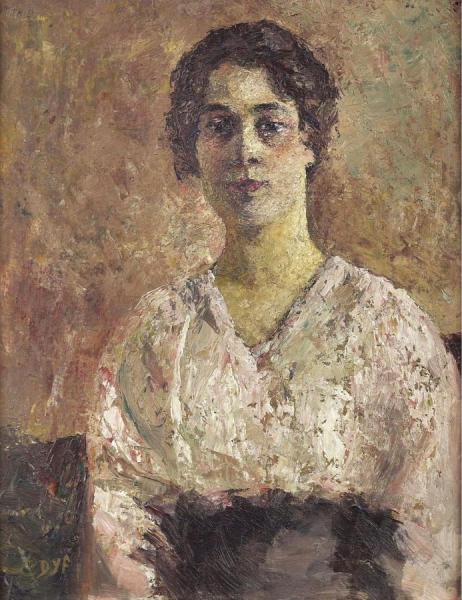 Portrait Of A Woman by Marcel Dyf