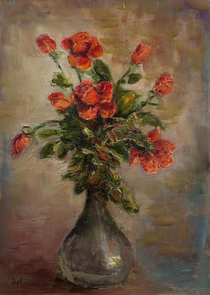 Red Roses by Marcel Dyf