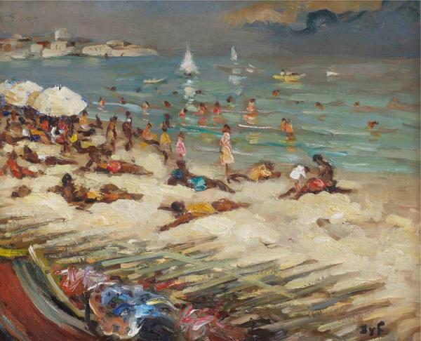 The Beach by Marcel Dyf