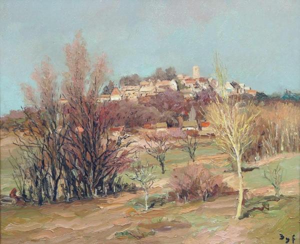 The Castle Of Neauphle, Near Bois D'arcy by Marcel Dyf