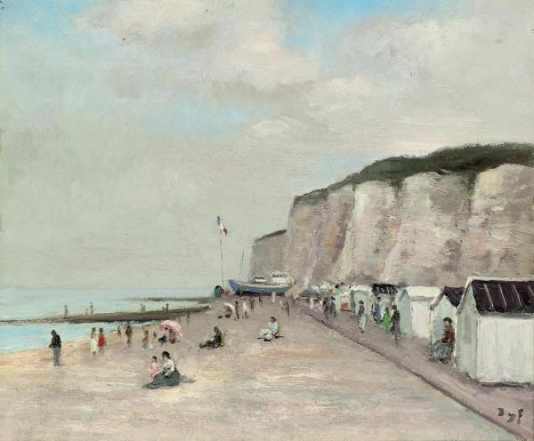 The Cliffs In Normandy by Marcel Dyf