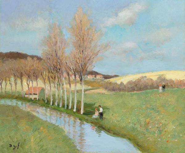 The River Of Beynes by Marcel Dyf
