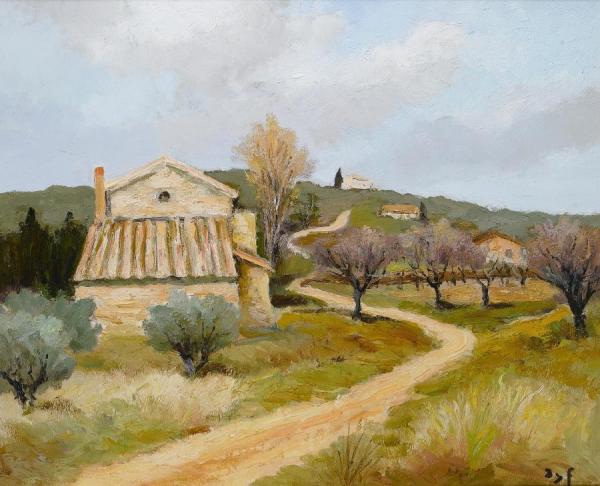The Road To The Farm by Marcel Dyf