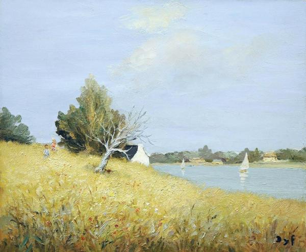 Tumiac, Brittany by Marcel Dyf