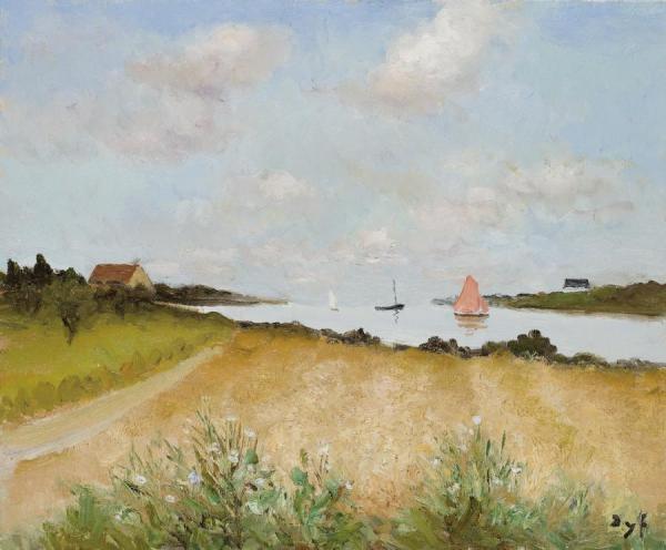 Wheat At Crouesty by Marcel Dyf