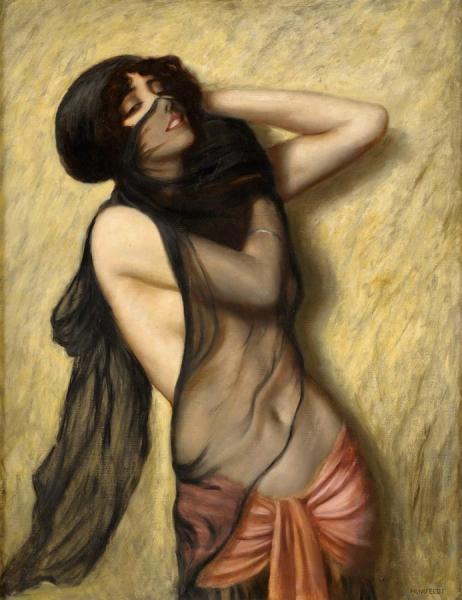 Dancer With Veil by Marcel René Herrfeldt