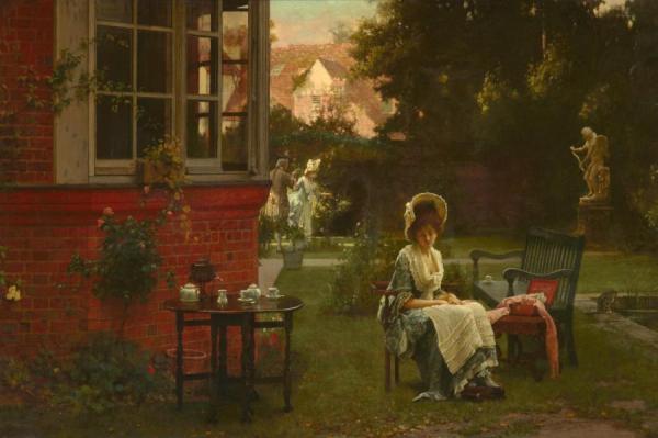 In The Shade by Marcus Stone