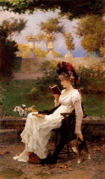 The End Of The Story by Marcus Stone