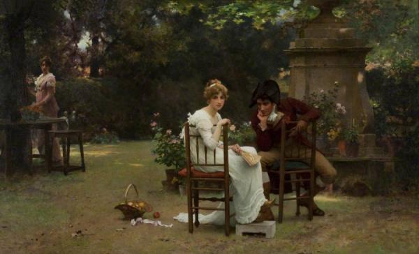 Marcus Stone Two's Company, Three's None