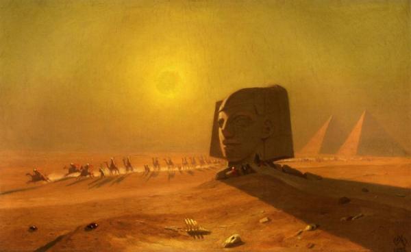 Sphinx In The Desert by Marcus Waterman
