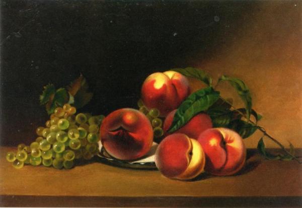 Peaches And Grapes by Margaretta Angelica Peale