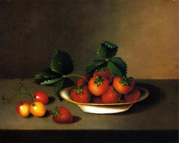 Strawberries And Cherries by Margaretta Angelica Peale
