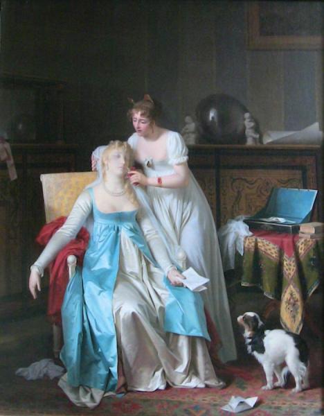 La Mauvaise Nouvelle by Marguerite Gérard Oil Painting Reproductions