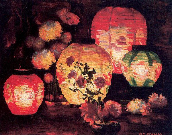 Japanese Lanterns by Marguerite Pearson