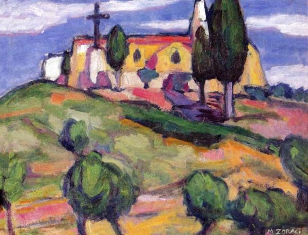 Church In Provence by Marguerite Thompson Zorach Oil Painting Reproductions