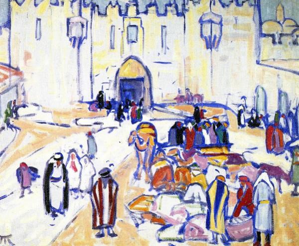 Marguerite Thompson Zorach Market Outside Damascus Gate