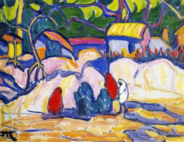 Marguerite Thompson Zorach Village In India