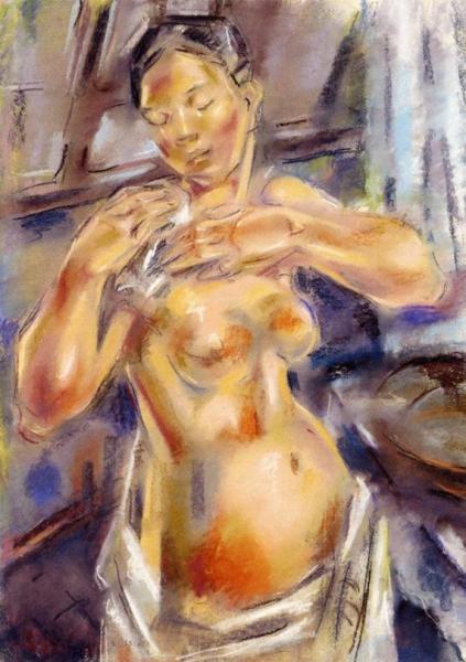 Nude by Maria Blanchard Oil Painting Reproductions