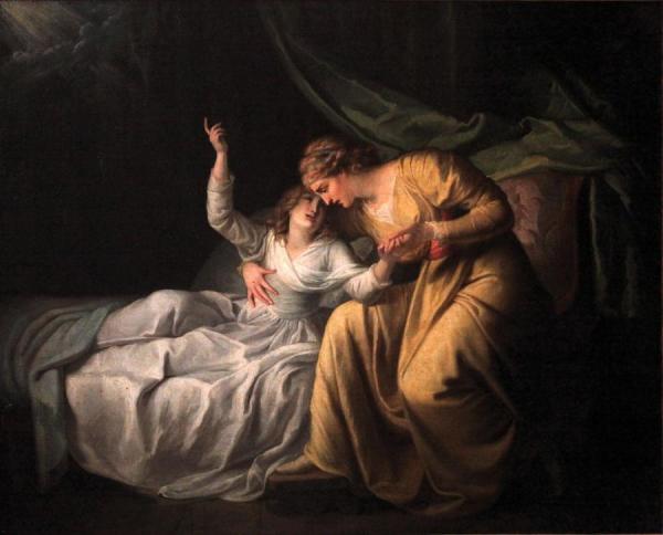 Death Of Miss Gardiner by Maria Hadfield Cosway