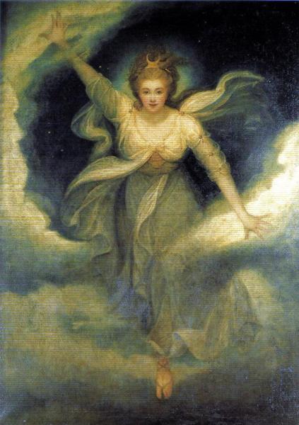 The Duchess Of Devonshire As Cynthia From Spenser's The Faerie Queen by Maria Hadfield Cosway