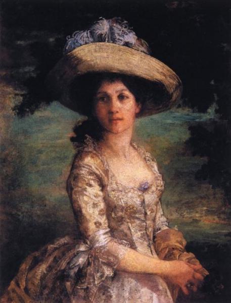 Maria Oakey Dewing Girl With Violets