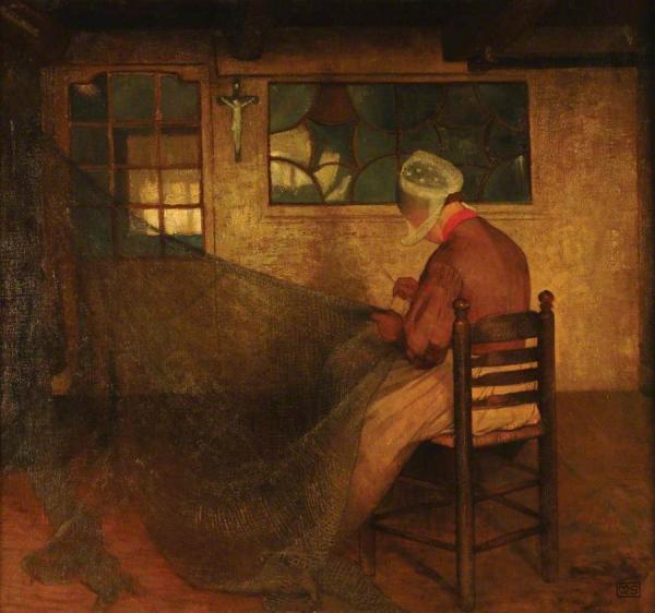 The Net Mender by Marianne Stokes