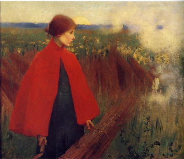 Marianne Stokes The Passing Train
