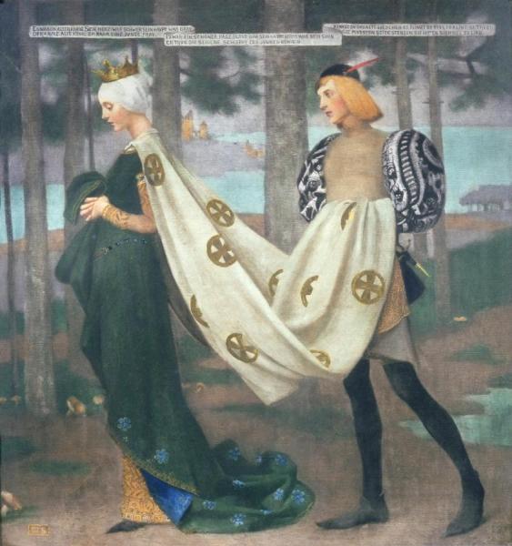 The Queen And The Page by Marianne Stokes