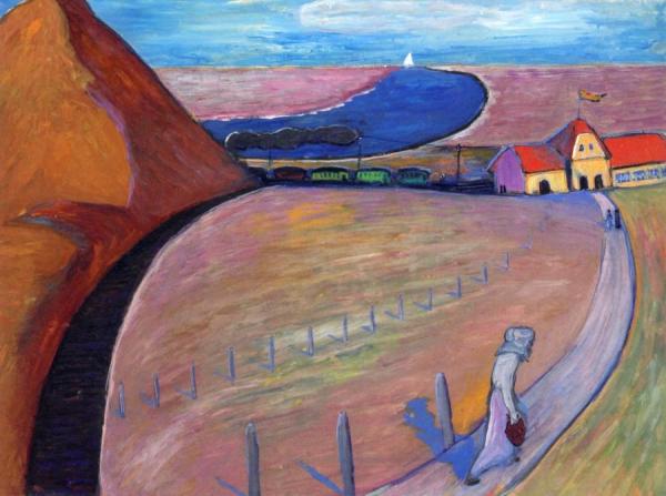 Bahnhof Prerow by Marianne Von Werefkin Oil Painting Reproductions