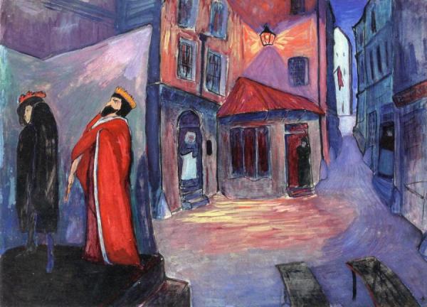 In Die Nacht Hinein by Marianne Von Werefkin Oil Painting Reproductions