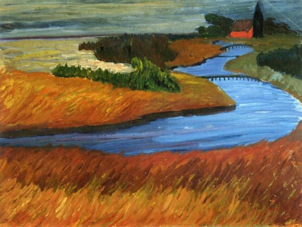 Prerowstrom by Marianne Von Werefkin Oil Painting Reproductions