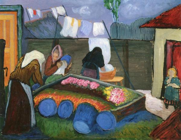 Washerwoman by Marianne Von Werefkin
